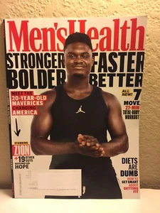 October 2020 Men's Health ZION WILLIAMSON Duke Blue Devils SUBSCRIBER ONLY Rare - Picture 1 of 2