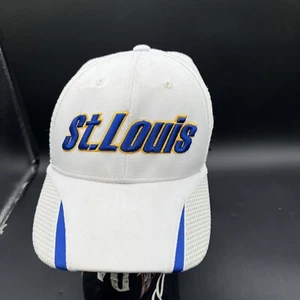 Vintage St. Louis Blues Logo Hockey One Size Fi Trucker Top Of The World Hat Cap - Picture 1 of 7