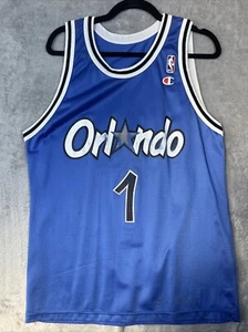Vtg Penny Hardaway #1 Orlando Magic Champion Jersey Sz 44 NBA Basketball USA - Picture 1 of 8