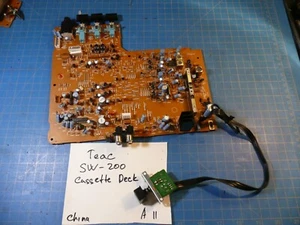 TEAC SW-200 Cassette Deck Replacement Parts Main Cir Board Part # CAM-777A - Picture 1 of 6