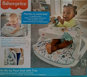 Fisher-Price Bodensitz mit Tablett Tragbarer Kindersitz, NEU - Bild 1 von 3