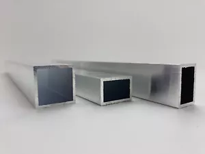Aluminium Alu AlMgSi Aluminiumstange Vierkantrohr Quadratrohr nach Mass bis 2m - Bild 1 von 6