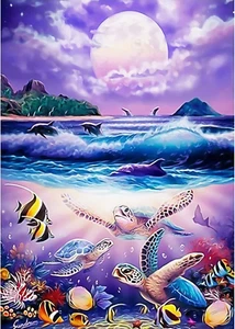 Diamond Art Painting Kits for Adults, Square Full Drill Diamond Art Painting Kit - Picture 1 of 8