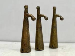 Ancien petit porte corde laiton 9" vintage bateau récupéré nautique ancien lo... - Foto 1 di 8