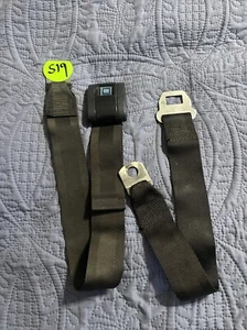1 Black Standard GM Lap Seat Belt 66-72 Chevy Olds Pontiac GTO Nova Chevelle - Picture 1 of 8