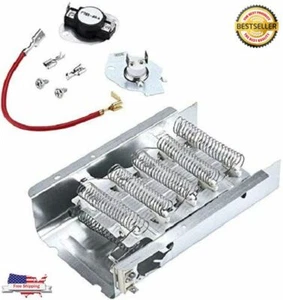 Elemento calefactor secadora 3403585 para bañera de hidromasaje Kenmore Maytag con kit de termostato fusible - Imagen 1 de 6