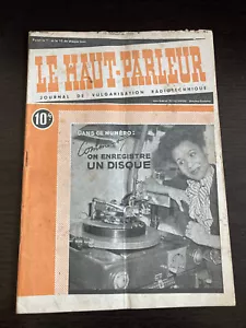 DER LAUTSPRECHER RADIO FERNSEHEN Nr. 774 15.09.1946 eine Disc aufnehmen G1 - Bild 1 von 1