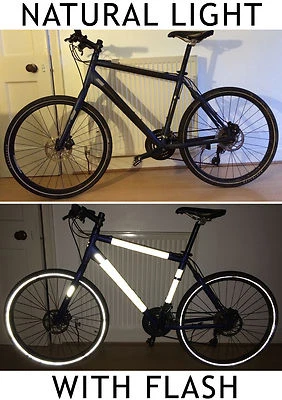 3M HiViz Scotchlite 580 reflective vinyl film tape black car truck bike at night - Image 1 of 4