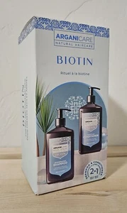 Arganicare Biotin Natural Regenerating Shampoo & Fortifying Conditioner DUO Pack - Picture 1 of 9