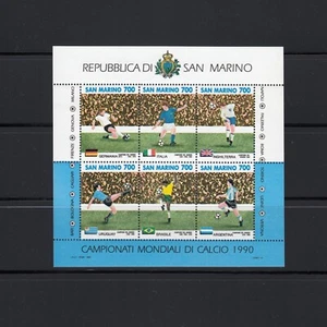 San Marino 1990 - Mundial de fútbol. MNH, Mi. Nº 1438-1443 - Imagen 1 de 1