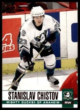 2003-04 Pacific Red Stanislav Chistov R38 Anaheim Mighty Ducks #1