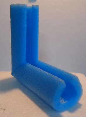 Medium Blue Foam Corner Protectors - 60 x 25mm x 100mm Ideal Ebay Sellers T48Pos - Image 1 of 4