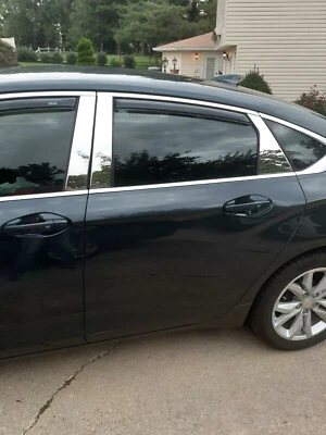 6pc Set Chrome Pillar Posts Door Trim Covers For Chevrolet Impala 2014-2021 US Foto 1 de 4