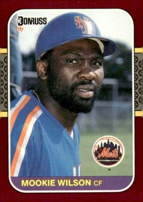 1987 Donruss Opening Day #129 Mookie Wilson New York Mets - Image 1 of 2