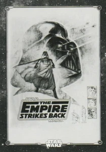 Póster Star Wars Black White Empire Strikes Back 2019 inserción PO-3 - Imagen 1 de 1