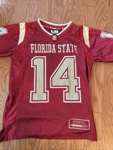 VTG KIDS COLOSSEUM FSU FLORIDA STATE UNIVERSITY SEMINOLES #14 JERSEY YOUTH SMALL - Picture 1 of 8