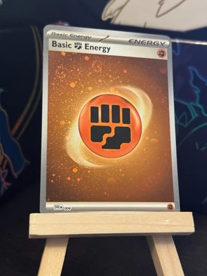 HD Variant 151 Holo Irregular Swirl Fighting Energy SVE 006 SV 2023 151 Pokemon - Image 1 of 2