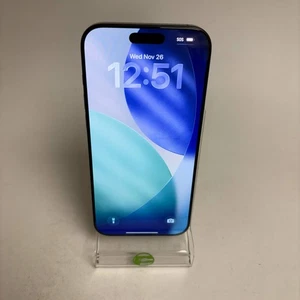 Desbloqueado de fábrica Apple iPhone 16 Pro Max 256 GB Negro Titanio MYW33LL/A - Imagen 1 de 8