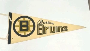 Vintage 1970 Boston Bruins Wimpel NHL Hockey volle Größe Bobby Orr Phil Esposito - Bild 1 von 4