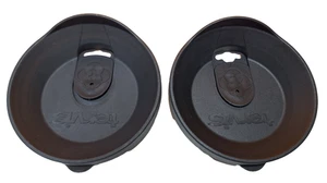 Lot of 2 Tervis 24 oz Tumbler Cup Lids BLACK - Picture 1 of 2
