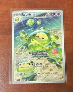 Reuniclus 171/162 Fuerzas Temporales Arte Completo Ilustración Raro Pokemon Juego de Cartas Coleccionables - Imagen 1 de 3