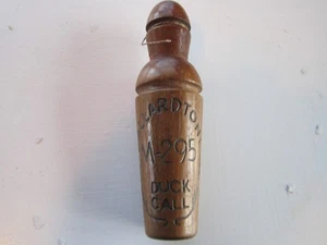 Vintage Mallardtone 4 5/16" M 295 Holz ENTENRUF mit rotem Keil EUC - Bild 1 von 9