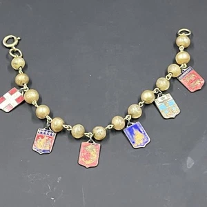 Vintage English Charm Bracelet - Picture 1 of 7