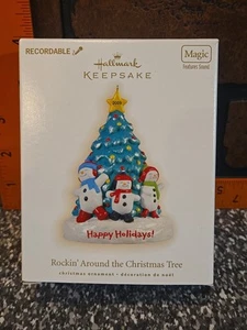 Hallmark Keepsake 2009 Rockin Around The Christmas Tree Ornament Magic Sound - Picture 1 of 10