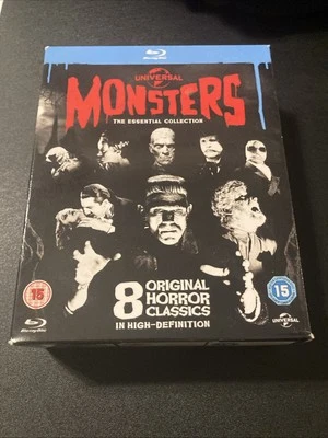 Universal Classic Monsters The Essential Collection BLU-RAY Box Set Region Free - Image 1 of 2