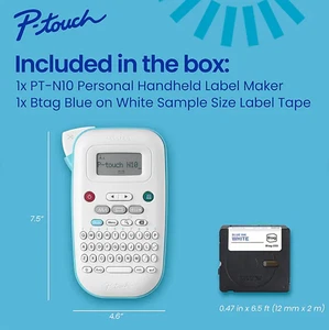 NEW Brother P-touch Personal Handheld Thermal Label Maker PT-N10 PTN10 PT N10 - Picture 1 of 4