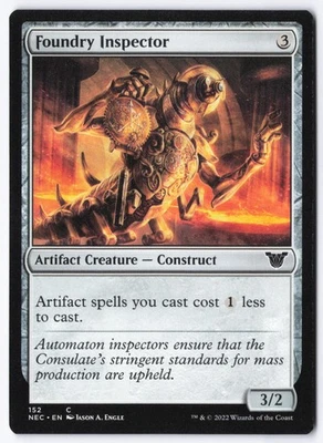 Foundry Inspector C Commander: Kamigawa: Neon Dynasty 152 LP - Image 1 of 2