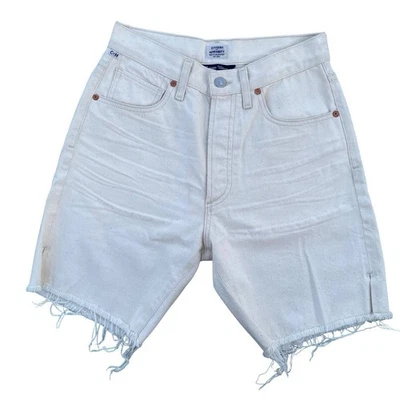 New Citizens of Humanity Aliana Premium Vintage Natural Selvedge Denim Shorts 25 - Image 1 of 4