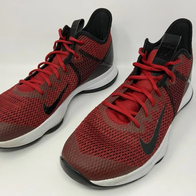 Nike Zoom Lebron Witness IV Mens Size 10.5 Red Black Basketball Shoes Sneakers - Image 1 of 4