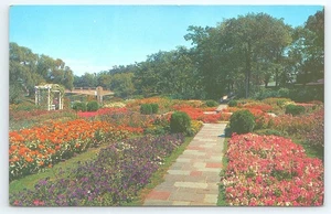 Cartolina Lincoln Park Giardini sommersi Kenosha Wisconsin - Foto 1 di 2