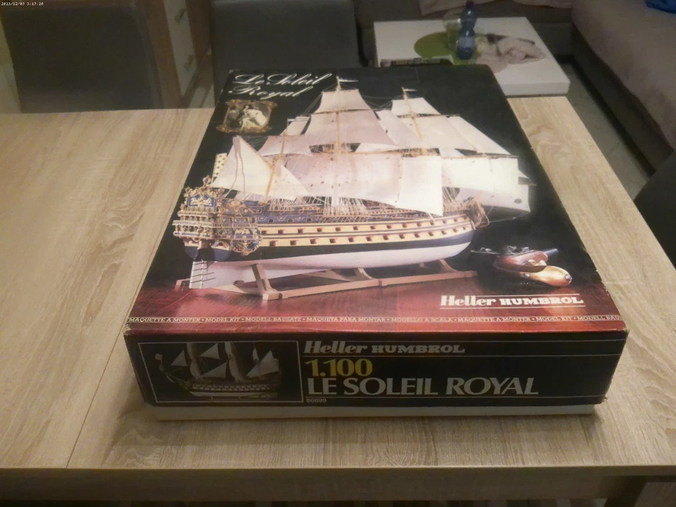 le soleil royal  1 : 100 modellbau  segelschiff von heller  humbrol - Bild 1 von 4