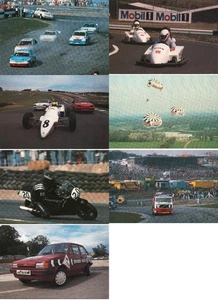 Original Brands Hatch Postcard Collection Trucking Bike Karting Parascending - Picture 1 of 15