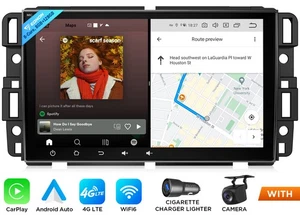 8+128 Android 13 8" Car Stereo DSP GPS Navi CarPlay WiFi for GMC Yukon 2007-2014 - Picture 1 of 21