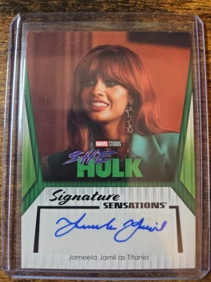2024 Marvel Studios Jameela Jamil as Titania Signature Sensations Auto #SS-JJ - Image 1 of 2