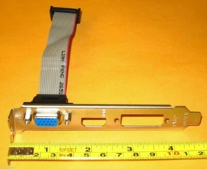 GIGABYTE Full Height Bracket for GeForce 710 610 GT 8400 9500 520 210 430 740 - Picture 1 of 4