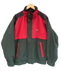 Golfino Men's Green/Red Mix Golf Windbreaker Full Zip Jacket Casual Size XS - Picture 1 of 9