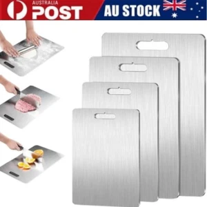 Titanium Cutting Board Double-Sided Titanium Chopping Boards for Kitchen Camping - Picture 1 of 16