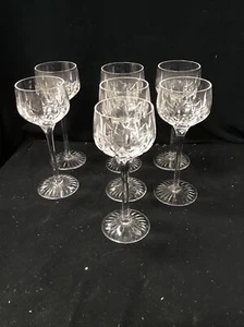 Stuart Crystal Glencoe Wine Hock Glasses X7 - Picture 1 of 3