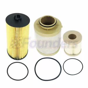 Oil & Fuel Filter Kit For 2003-2007 Ford F-250 350 450 Super Duty 6.0L Diesel - Picture 1 of 4