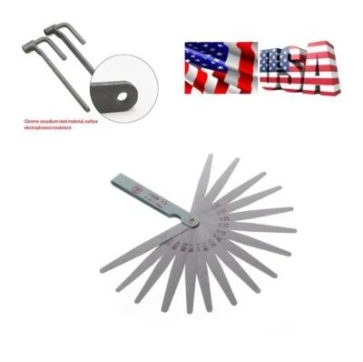 Llave de ajuste de tornillo de válvula de motor de motocicleta 3 piezas + 1 pieza medidor de sensor 0,02-1 Foto 1 de 4