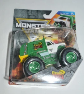 MONSTER JAM 2025 SERIE 42 - ON THE JOB CRUSH CYCLE WEISS UND GRÜN - Bild 1 von 5