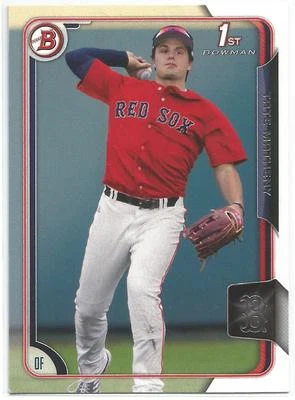 Tate Matheny Boston Red Sox 2015 Bowman Draft Prospect - Image 1 of 2
