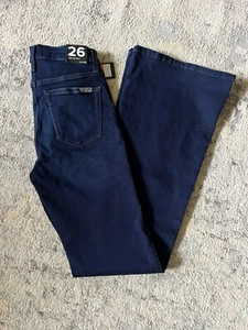 Joe’s Jeans 26 High Rise Flare Dark Wash Women’s NWT Premium Denim - Picture 1 of 7