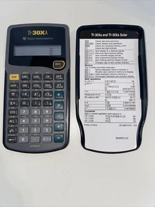 Calculadora Científica Texas Instruments TI-30Xa con Cubierta PROBADA Y FUNCIONANDO - Imagen 1 de 7