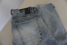 Zara Men's Jeans Mens Stretch Trousers 46 30/32 W30 L32 Stonewash Blue Top