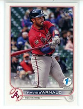 2022 Topps Series 1 1st Edition #4 Travis d'Arnaud (Braves)